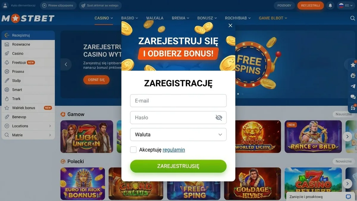Rejestracja z bonusem